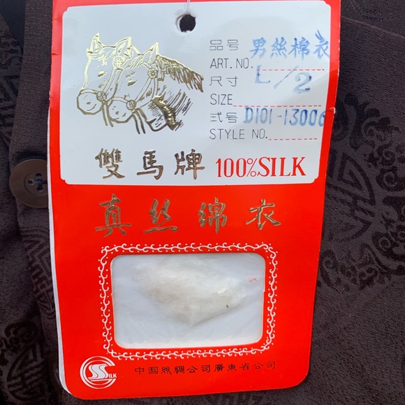 100% silk jacket 🐎 - Picture 3 of 7